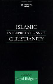 Front cover of Islamic interpretations of Christianity by Lloyd V. J. Ridgeon