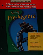 Cover of Pre-Algebra by Glencoe/McGraw-Hill
