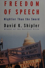 Front cover of Freedom of speech by David K. Shipler