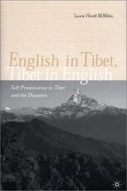 Front cover of English in Tibet, Tibet in English by Laurie Hovell McMillin