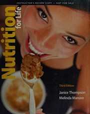 Front cover of Nutrition for life by Janice Thompson