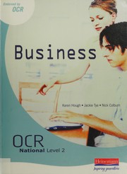 Front cover of OCR National Level 2 in Business by Karen Hough