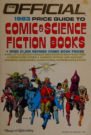 Front cover of The Official price guide to comic & science fiction books by Tom Hudgeons