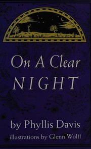 Cover of On a clear night by Phyllis Rowe Davis