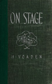 Cover of On stage by Herman Voaden