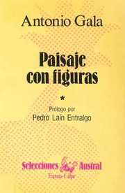Front cover of Paisaje con figuras by Antonio Gala