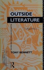 Front cover of Outside Literature by Tony Bennett - undifferentiated