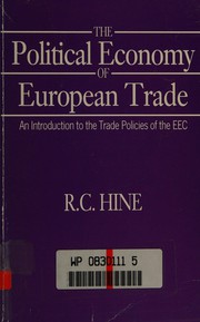 Front cover of Political Economy European by R.C. Hine