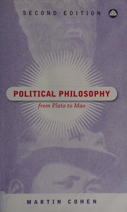 Cover of Political Philosophy by Martin Cohen