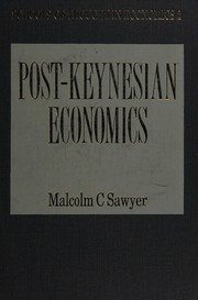 Cover of Post-Keynesian economics by Malcolm C. Sawyer