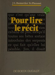 Front cover of Pour lire le récit by J.-L Dumortier