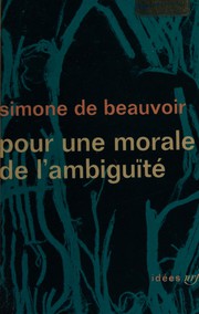 Front cover of Pour une Morale de l'Ambiguite  Pyrrhus et Cineas by Simone de Beauvoir