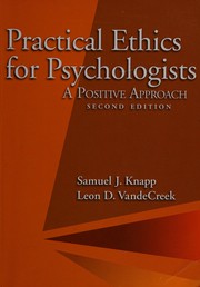 Cover of Practical ethics for psychologists by Samuel Knapp