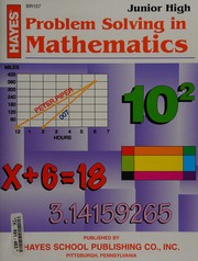 Cover of Problem solving in mathematics ; by Ray Broekel