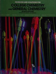 Front cover of Problems and solutions for College chemistry and General chemistry by John H. Meiser