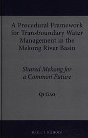 Front cover of Procedural Framework for Transboundary Water Management in the Mekong River Basin by Qi Gao