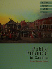 Front cover of Public finance in Canada by Harvey S. Rosen