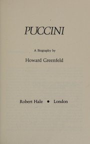 Cover of Puccini by Howard Greenfeld