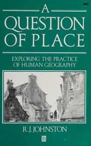 Front cover of A Question of Place by R. J. Johnston