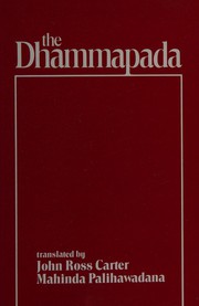 Cover of The Dhammapada by John Ross Carter