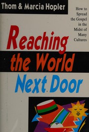 Front cover of Reaching the world next door by Thom Hopler