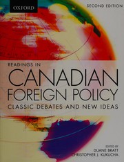 Cover of Readings in Canadian foreign policy by Duane Bratt