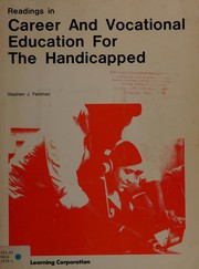 Front cover of Readings in Career and Vocational Education for the Handicapped (Special Education Series) by Stephen J. Feldman
