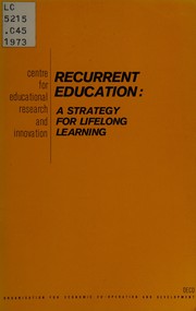 Cover of Recurrent education by Centre for Educational Research and Innovation.