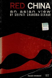 Cover of Red China by Sripati Chandrasekhar
