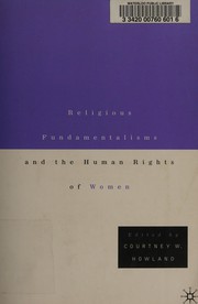 Front cover of Religious fundamentalisms and the human rights of women by Thomas Buergenthal