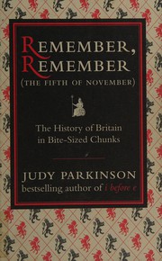 Cover of Remember, Remember by Judy Parkinson