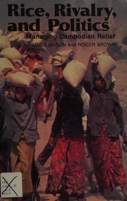 Front cover of Rice, rivalry, and politics by Mason, Linda
