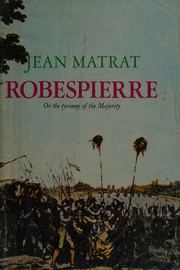 Cover of Robespierre by Jean Matrat