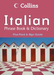 Front cover of Collins Italian Phrase Book and Dictionary (Phrasebook & Dictionary) by Unknown