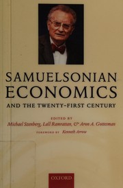 Front cover of Samuelsonian economics and the twenty-first century by Michael Szenberg