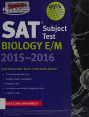 Cover of SAT subject test by Claire Aldridge
