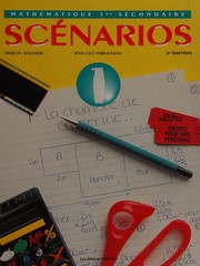 Front cover of Scénarios 1 by Marcel Soulière