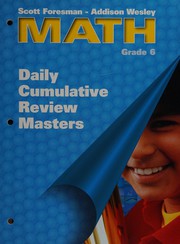 Front cover of Scott Foresman-Addison Wesley math by Randall I. Charles