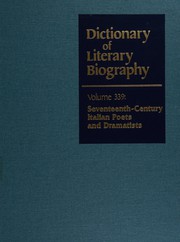 Front cover of Seventeenth-century Italian poets and dramatists by Albert N. Mancini