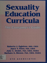 Front cover of Sexuality education curricula by Roberta J. Ogletree