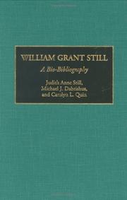 Front cover of William Grant Still by Judith Anne Still