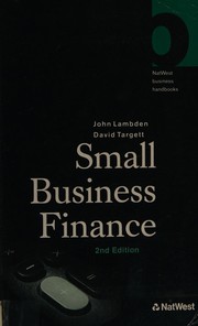 Cover of Small business finance by John C. Lambden