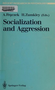 Front cover of Socialization and aggression by Horst Zumkley