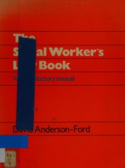 Front cover of The social worker's law book by David Anderson-Ford