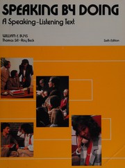 Cover of Speaking by doing by William E. Buys