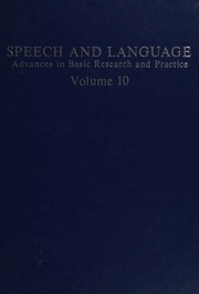 Cover of Speech and Language by Norman Lass
