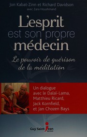 Cover of L'esprit est son propre médecin by His Holiness Tenzin Gyatso the XIV Dalai Lama