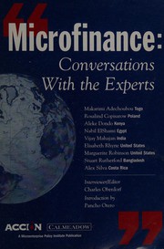 Cover of Microfinance by Unknown