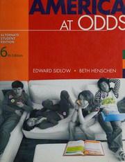 Cover of America at Odds by Edward I. Sidlow