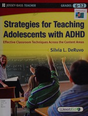 Cover of Strategies for teaching adolescents with ADHD by Silvia L. DeRuvo